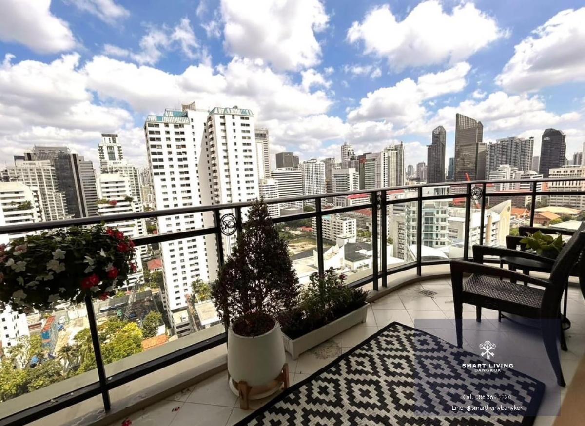 📢👇 Luxury place to live at Royce Private Residences Sukhumvit 31, fully furnished, private lift with large balcony unblocked sunset view, located in Em district area