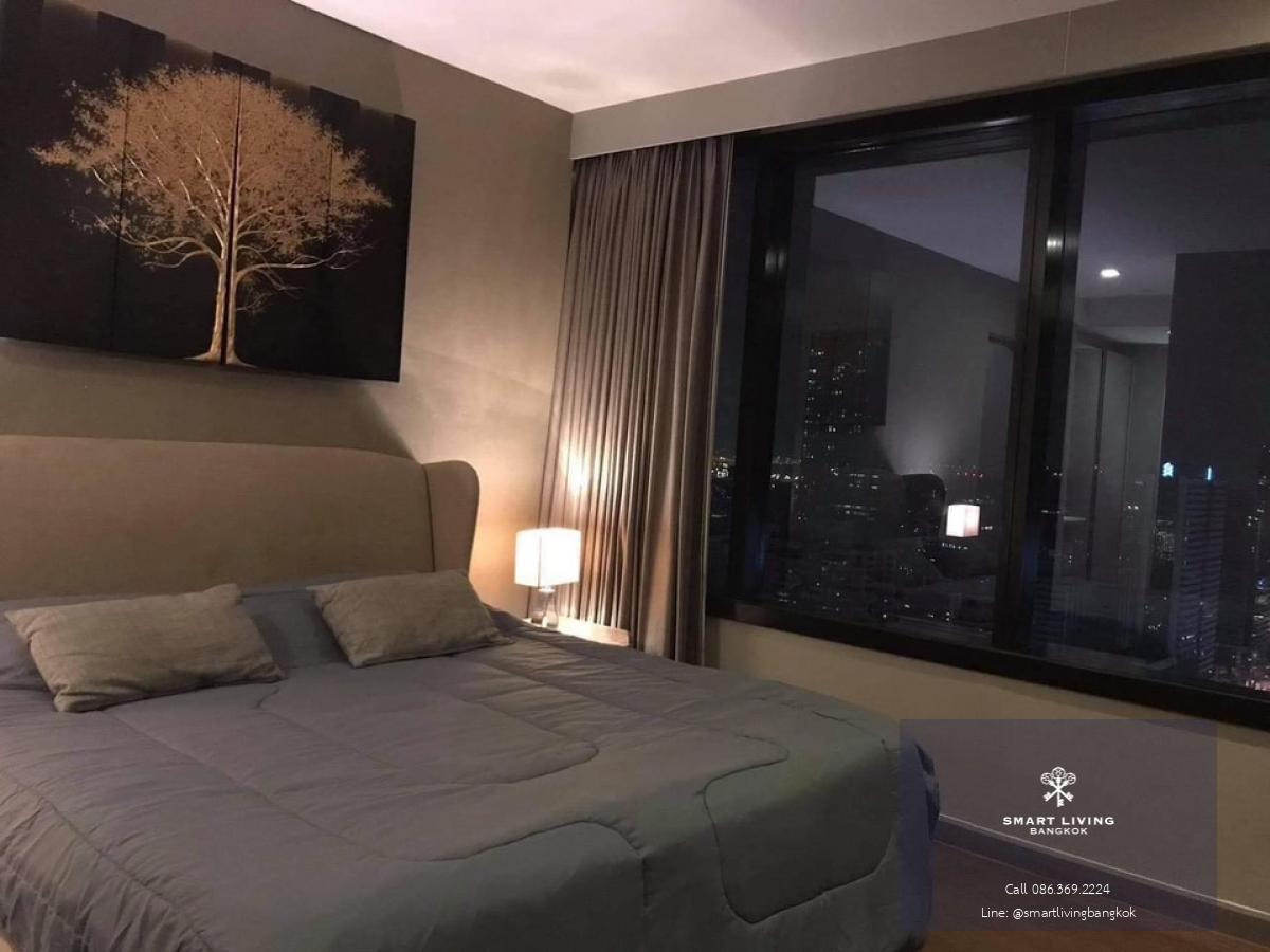 📢👇 Living with you pet at MSilom , fully furnished, unblocked view, near popular new project One Bangkok