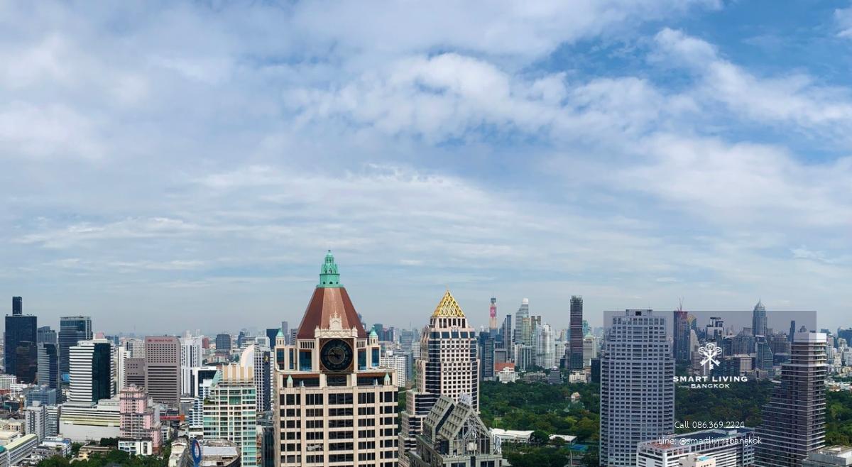 📢👇Rare item!! Duplex Penthouse for sale at Sathorn garden big terrace(100 sq.m), panoramic view from every room,  close to Lumpini Park, One Bangkok