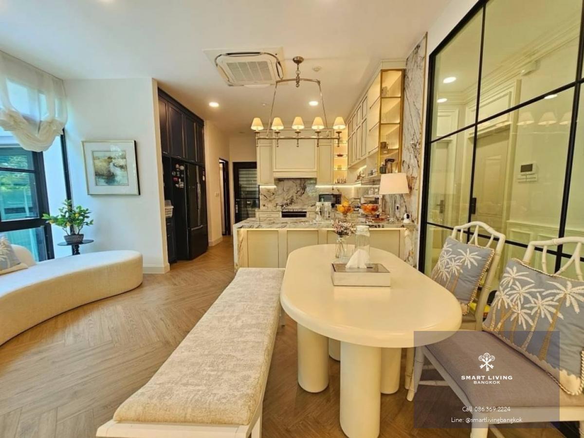 📢👇 Sell / rent a luxury house at Nantawan Rama 9-New Krungthep Kreetha Village (Nantawan Rama9-New Krungthep Kreetha), convenient to travel on many routes.