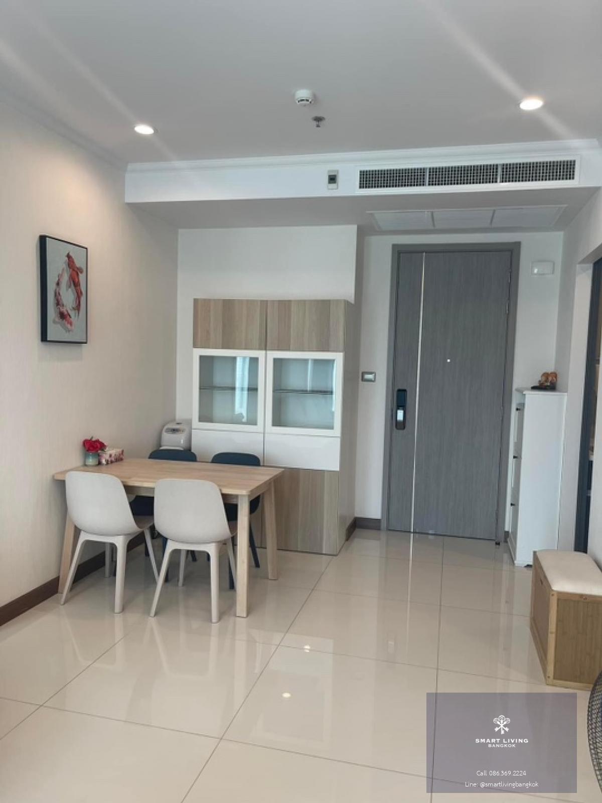 📢👇For sale with tenant contract rental price 44,500 Baht til 28 Feb 25 or can move out with prior notice at Supalai Orientel Sukhumvit39, fully furnished, unblocked pool view. Places nearby Taka town , Top mall , Top food mall, Rainhill Community Mall , W