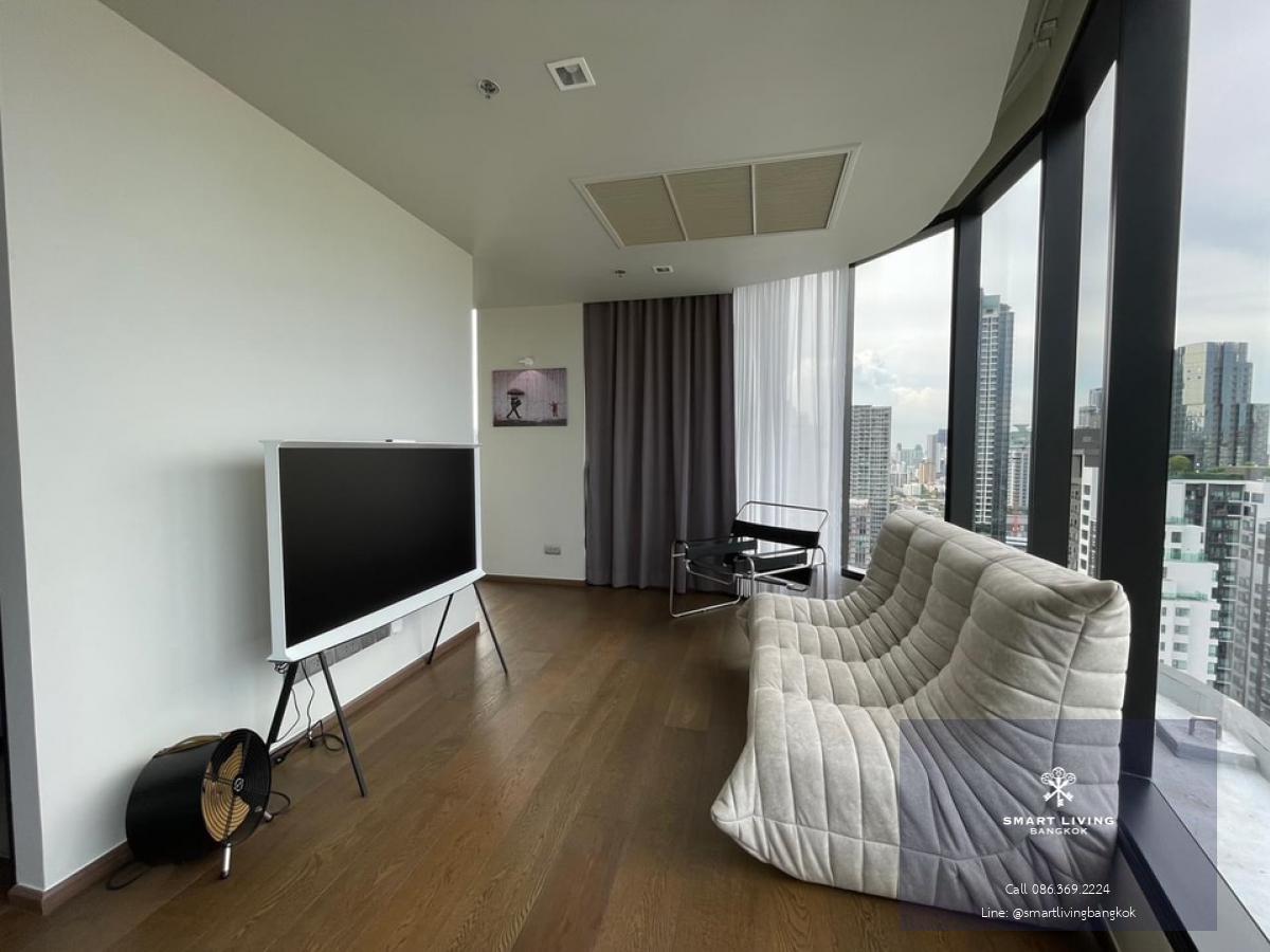 📢👇 Ideo Q Sukhumvit 36, 1 bed plus, room with a view of Chao Phraya River and Bang Kachao, fully furnished