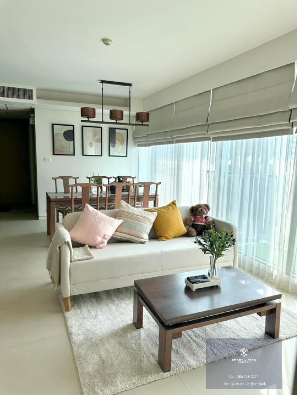 📢👇Low rise PENTHOUSE unit for rent, 3 beds DUPLEX located in Em district area, convenient for traveling Sukhumvit and Petchaburi street , nice decoration, fully furnished, ready to move in