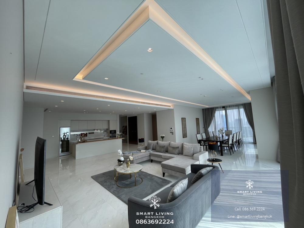 เช่า/ขาย penthouse หรู 4ห้องนอน The residence at Sindhorn kempinski อยู่ในพื้นที่ ที่กำลังเป็นที่นิยม ที่หนึ่ง ในกรุงเทพ (หลังสวน) วิวสวนลุมพินี และ Royal sport club ระเบียงกว้างใหญ่