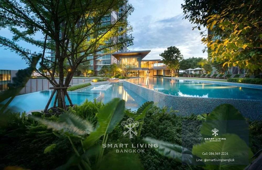 📣Beautiful S-shaped view of the Chao Phraya River, luxurious 2 bedrooms with nice decoration.📣