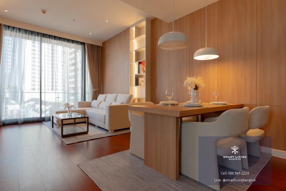 📢👇 Luxury brand new project in Thonglor where so many restaurants, coffee shops, supermarkets nearby , unblocked view, nice modern decor, ready to move in