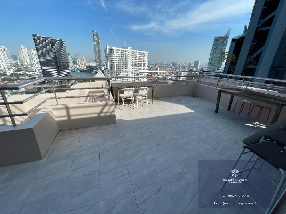 Hot price!!  WATERMARK CHAOPHRAYA , Penthouse 3 bed luxury decorated river view sell only 33MB