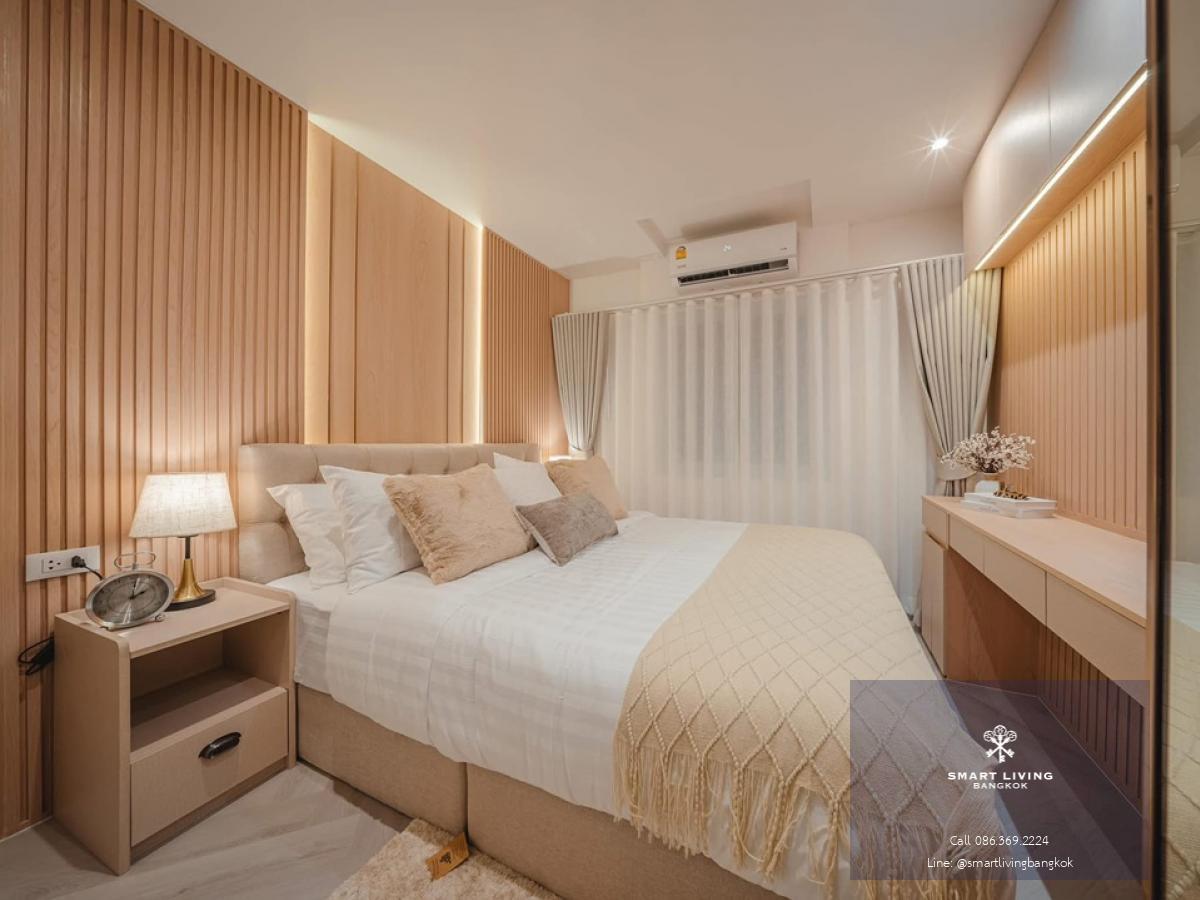 📢👇 Rare item newly renovated 3 beds at Fortune Condo Town , large size small price , modern decoration, located behind Central Rama 3, opposite Aster International school, near BNH Hospital , Saint Louis Hospital, King's College International School