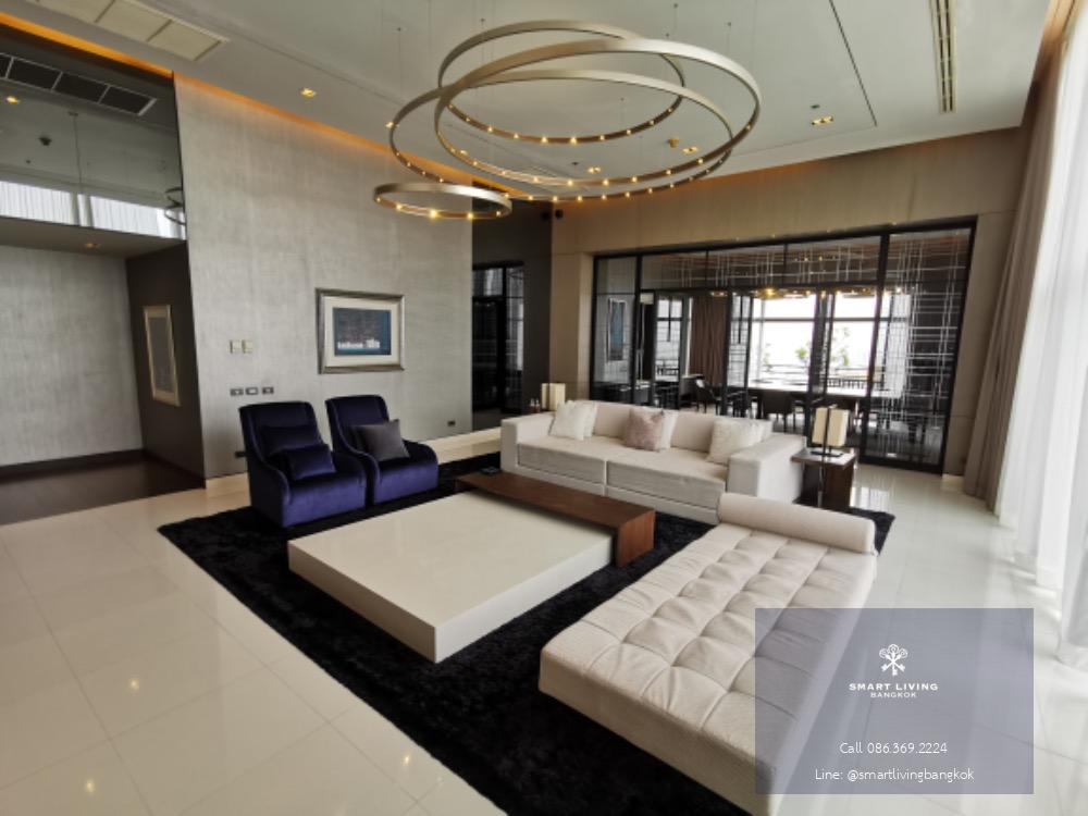 🌟✨The best penthouse for rent at Promphong Sukhumvit, 3 beds with luxury furniture and decoration with superb panorama view of Bangkok. Near Emporium, Emquartier and walk to BTS Promphong.