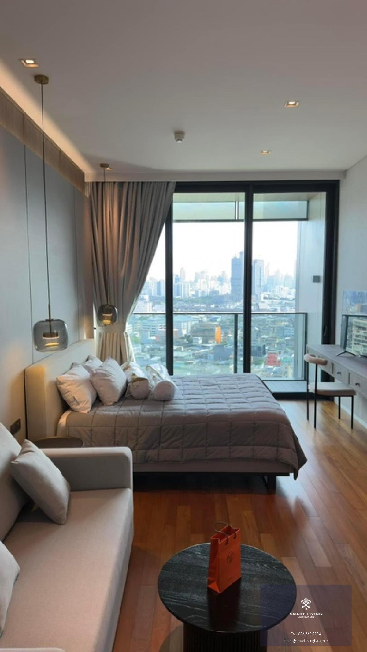 📢👇 Luxury place to live at Banyan Tree Residences Riverside Bangkok, private lift huge river view, fully furnished, near Icon Siam