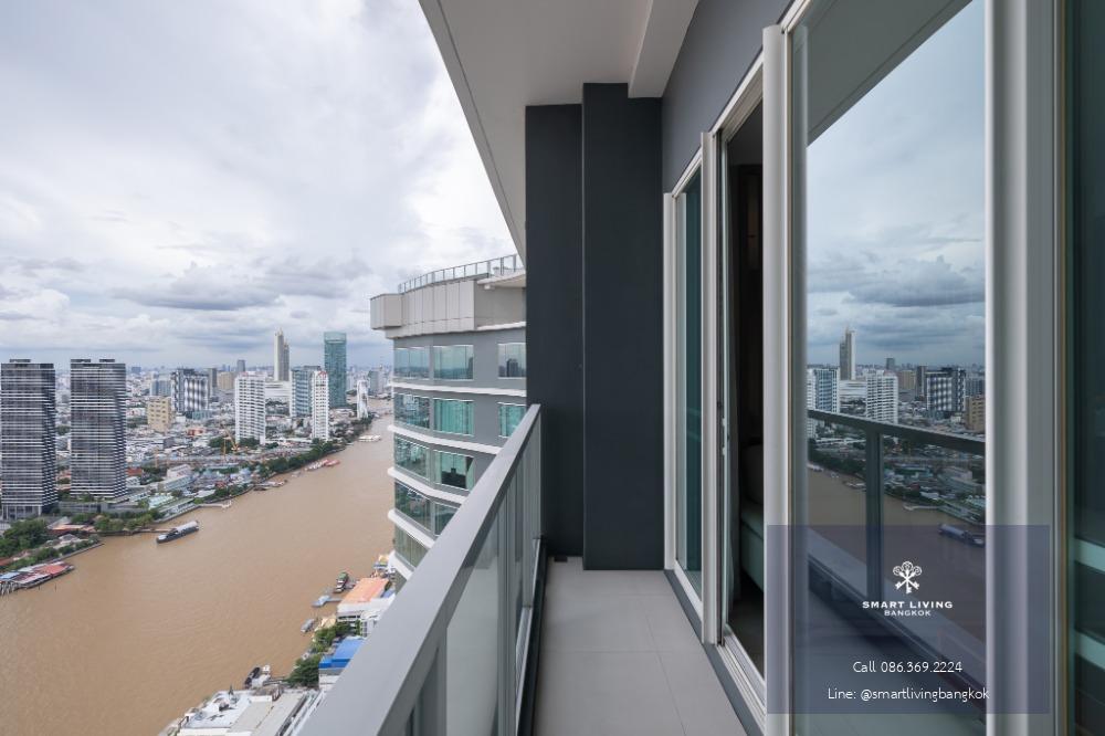 ให้เช่า Menam Residences คอนโดลักซ์ชัวรี่ ขนาด 2 ห้องนอน, เฟอร์นิเจอร์ครบ พร้อมเข้าอยู่, ชั้นสูง วิวแม่น้ำเจ้าพระยา, ใกล้ BTS สะพานตากสิน