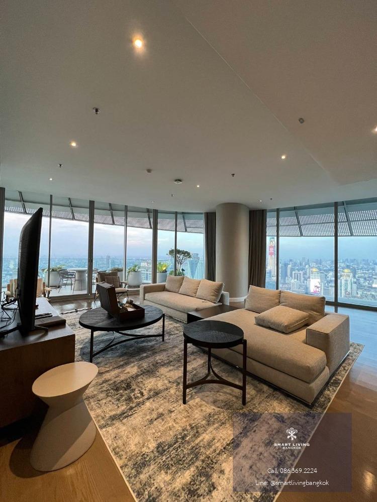 For rent the best Penthouse in city Magnolia Ratchadamri 3 beds duplex with luxury furniture     and superb panorama view.