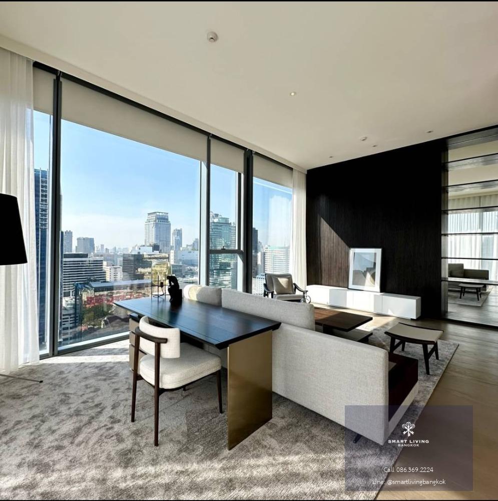 💥Ultra luxury condominium for sale at Scope Langsuan 810,xxx per/Sq.m✨! 2 Bedroom corner unit fully furnished near Lumpini park Tel. 086-3692224