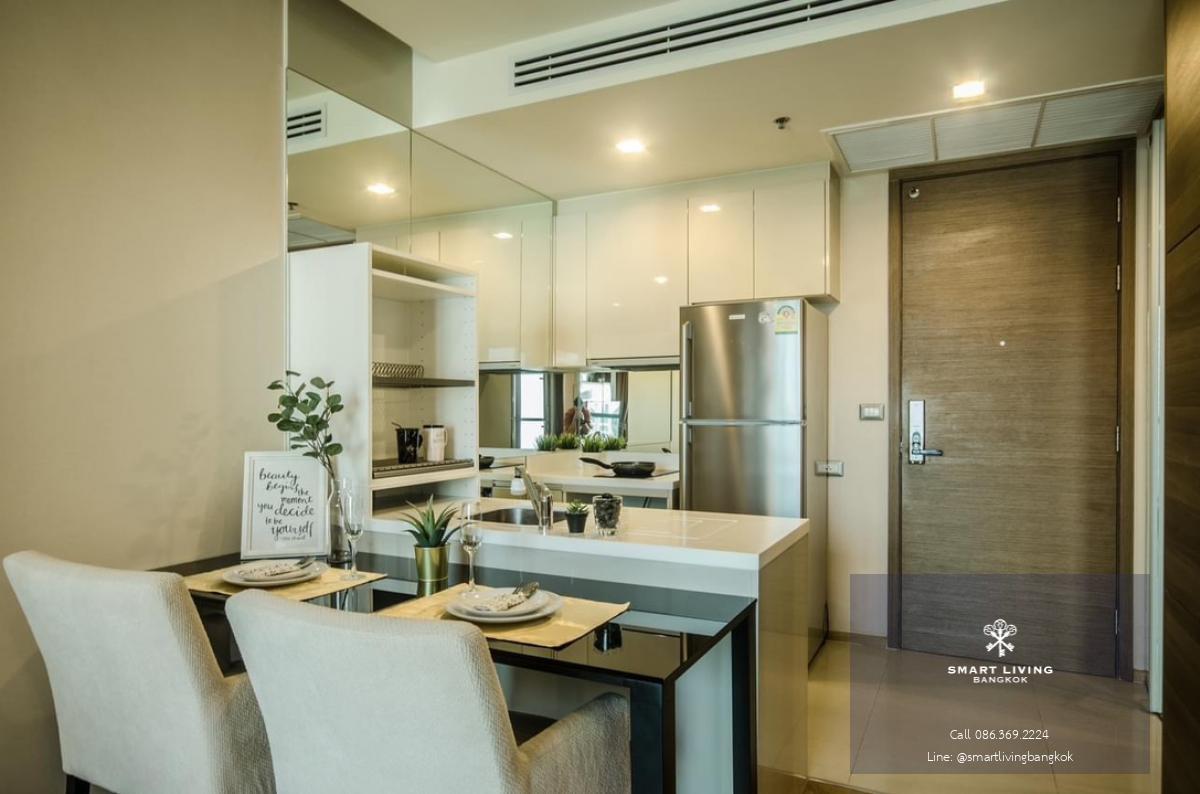 📢👇 Grab or gone! Affordable worth price for living or investing at The Address Sathorn , fully furnished, unblocked view of Mahanakorn