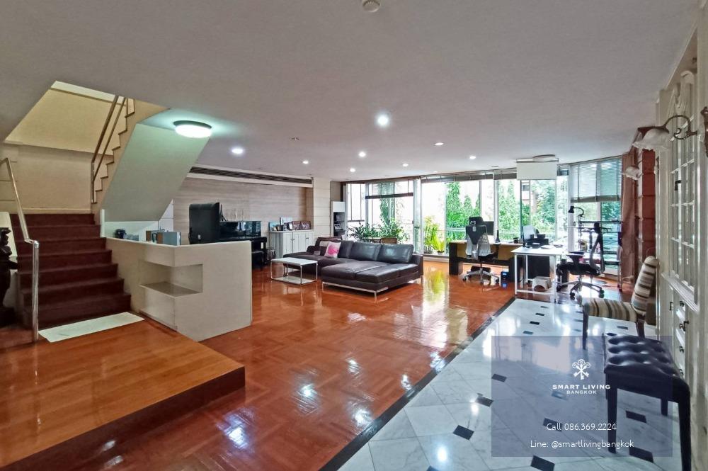 📢👇For sale rare item on Soi Sukhumvit 24 Penthouse duplex 4 beds with huge space of 400 sqm, petfriendly Emporium, Benjasiri park walk to BTS Phromphong.