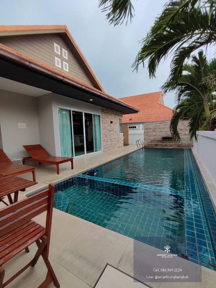 🔥 ขายด่วน The Ville jomtien pool Villa , 3 ห้องนอน