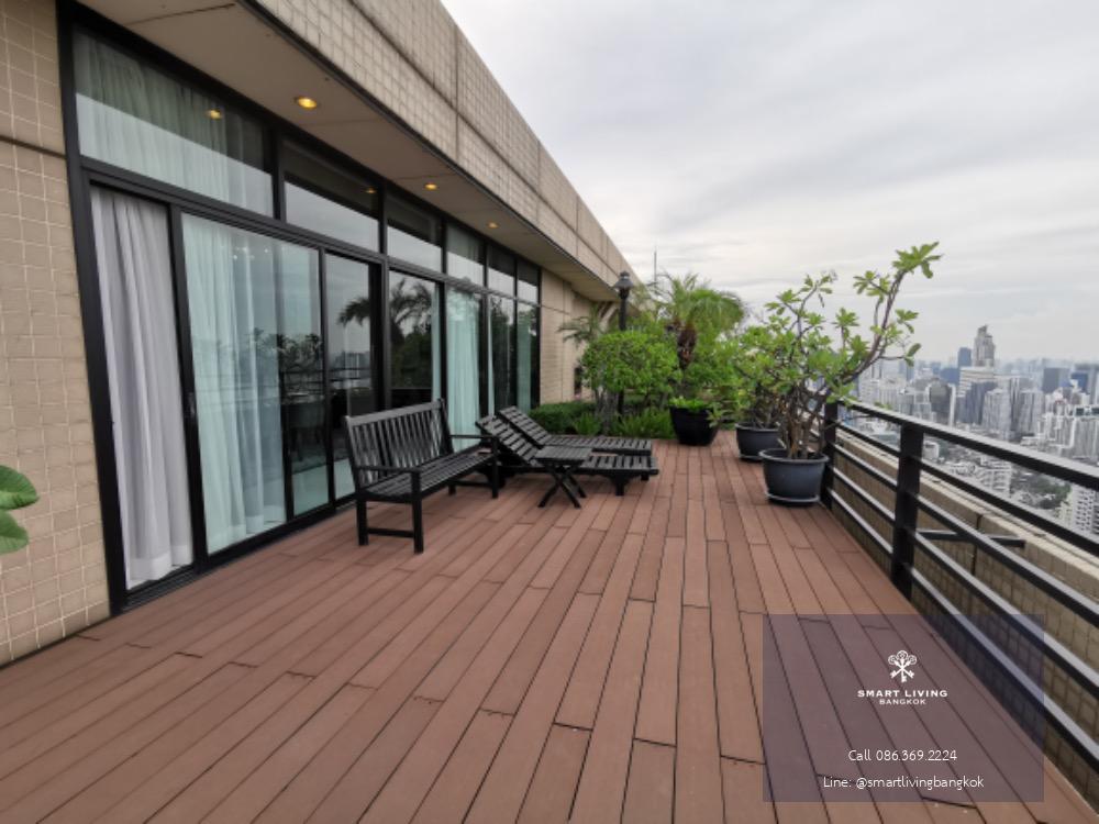 🌟✨The best penthouse for rent at Promphong Sukhumvit, 3 beds with luxury furniture and decoration with superb panorama view of Bangkok. Near Emporium, Emquartier and walk to BTS Promphong.