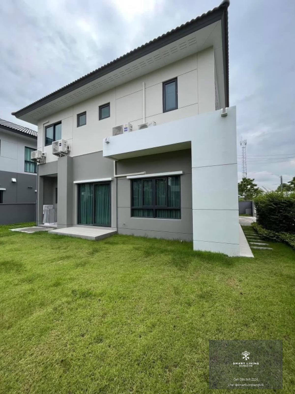 📢👇Single house corner plot in good compound , good security, near Donmuang airport, Harrow international school