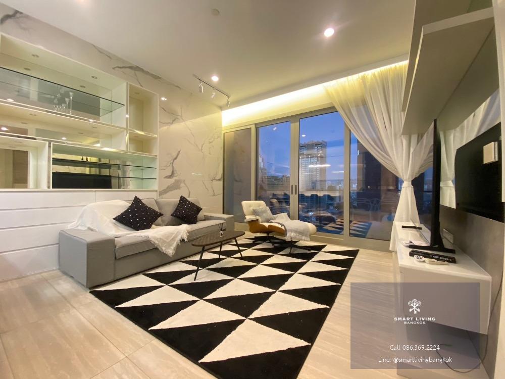 For rent luxury condominium✨️ Renovated unit Fully Furnished facing City view and nice location near bts rajadamri