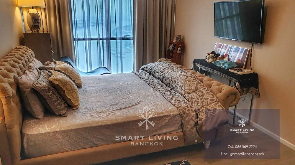 📣Beautiful S-shaped view of the Chao Phraya River, luxurious 2 bedrooms with nice decoration.📣