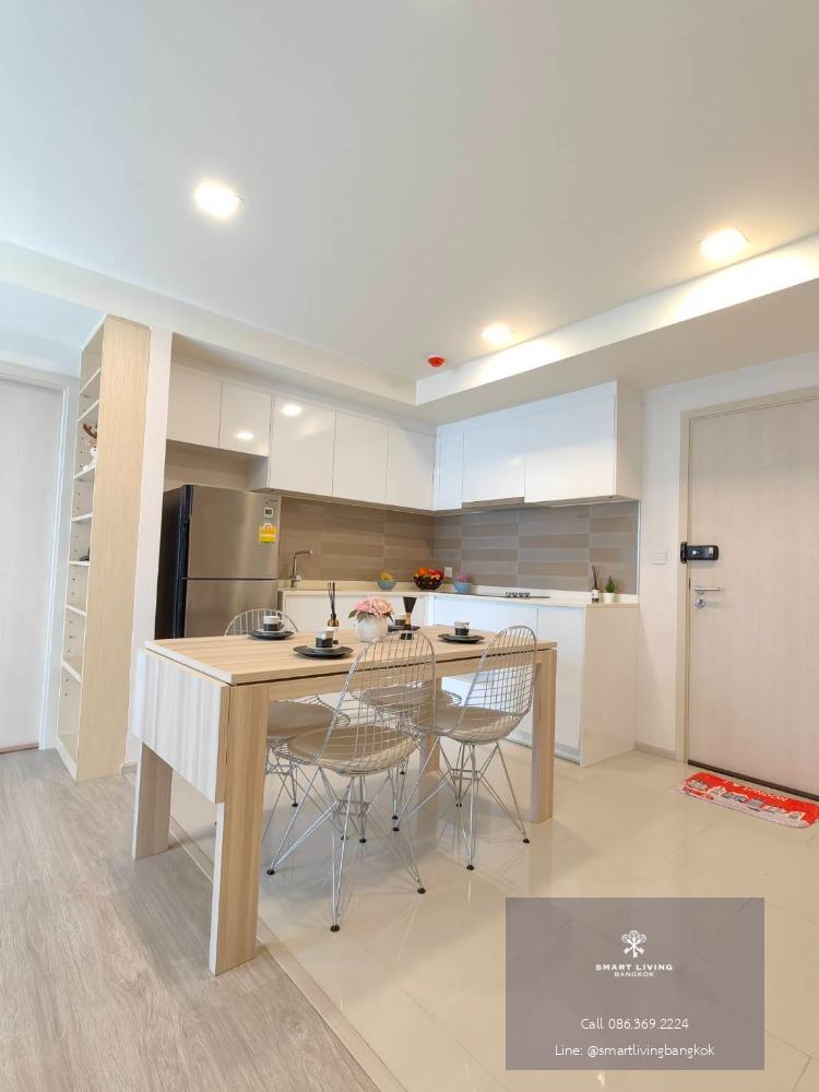 📢👇Available Mid of July For sale / rent petfriendly condo near Central Rama 9, corner unit, fully furnished