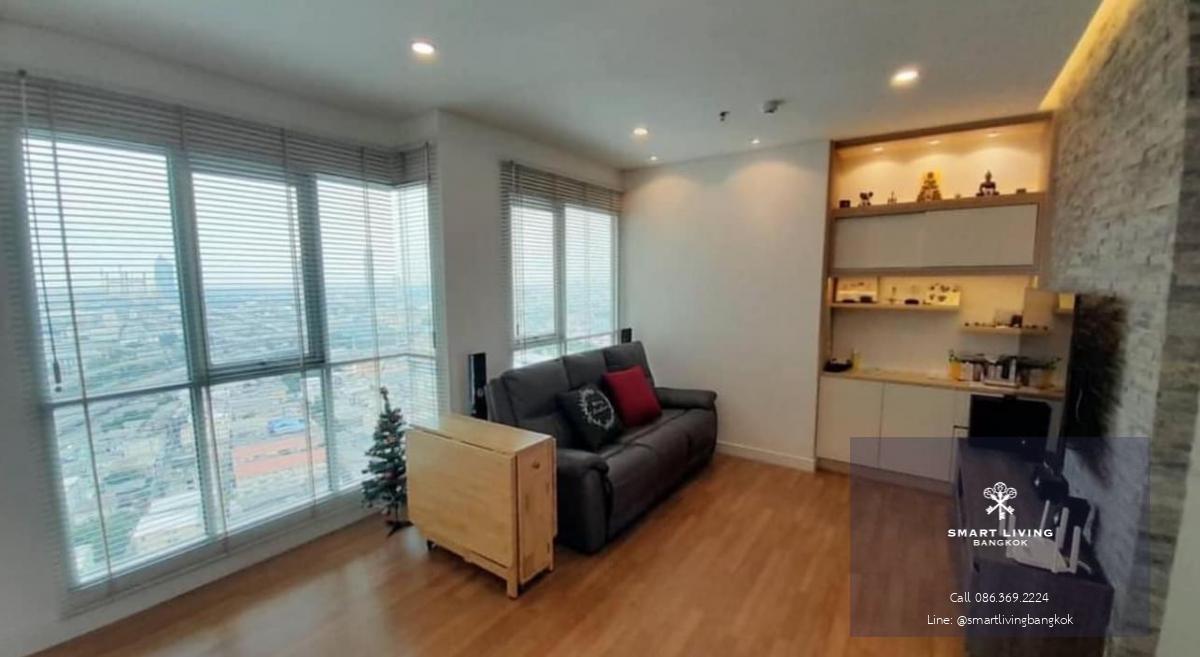 📢👇Available 1 Sep 24Luxury room loft style high floor, 360 Panorama Bangkoksplendid view surrounded by the Chao Phraya River, near Central Rama 3,