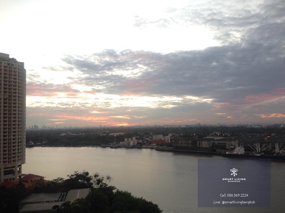 เช่า/ขาย Pano Rama 3, 2 bedrooms by the river with river view, near BTS สุรศักดิ์.