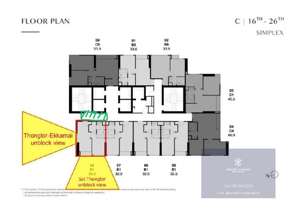 Urgent sell preemption good for invest or live ,brand new condominium at Thonglor