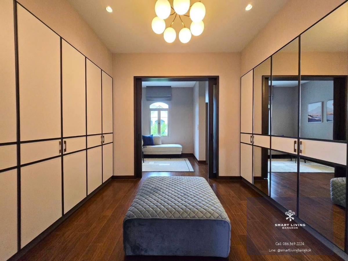 📢👇Luxury house in big size of land at Perfect Masterpiece Rama 9 - Krungthep Kreetha, easily traveling many routes, close to express way, fully furnished