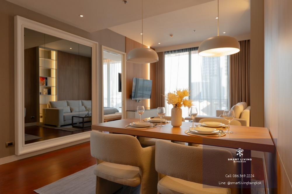 📢👇 Luxury brand new project in Thonglor where so many restaurants, coffee shops, supermarkets nearby , unblocked view, nice modern decor, ready to move in