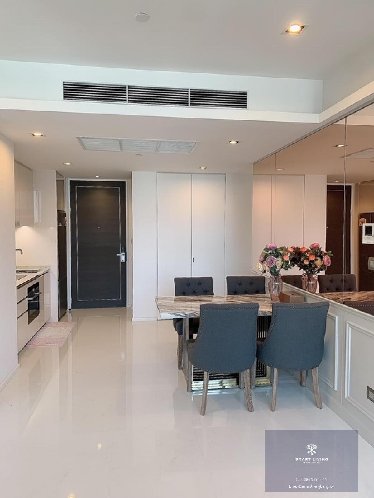 📢👇For sale 1 bed nice deco, fully furnished, unblocked view at The Bangkok Sathorn