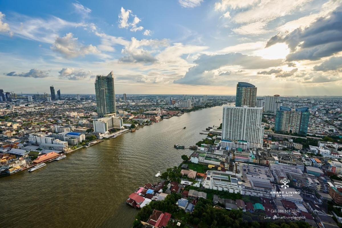 📢👇 River view at Chapter Charoennakhon–Riverside, near Icon Siam, fully furnished