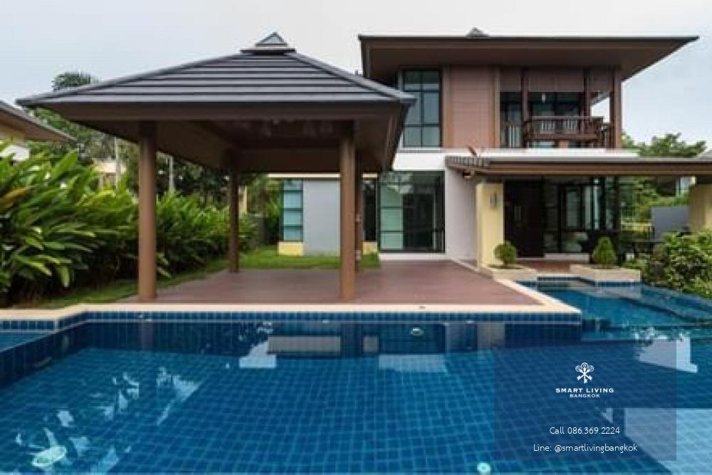 📢👇Luxury pool Villa at horseshoe point village Pattaya, good compound, high security, quiet and peaceful with garden, private pool