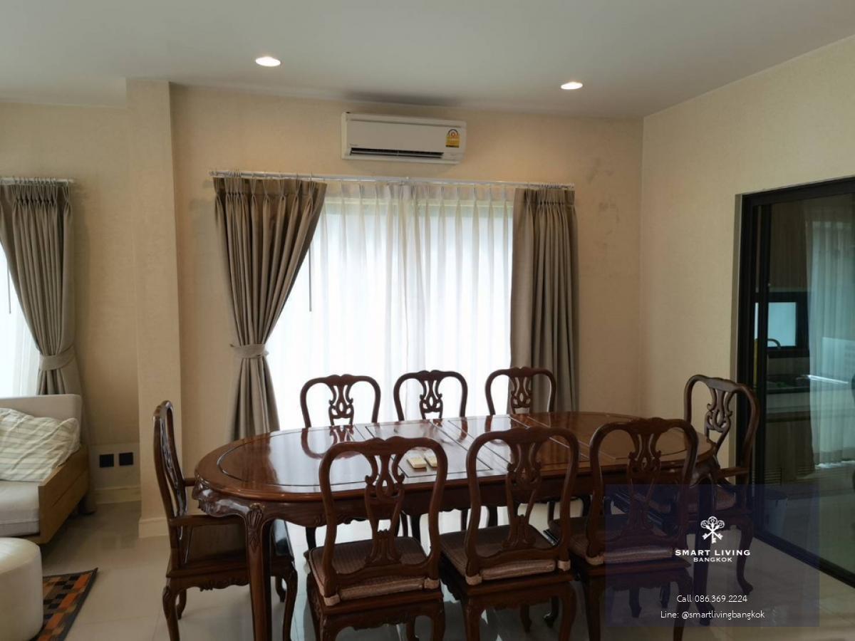 📢👇 Living in good compound and good security at Setthasiri Krungthep Kreetha 1, near Brighton College International School, Wellington College International School Setthasiri Krungthep Kreetha