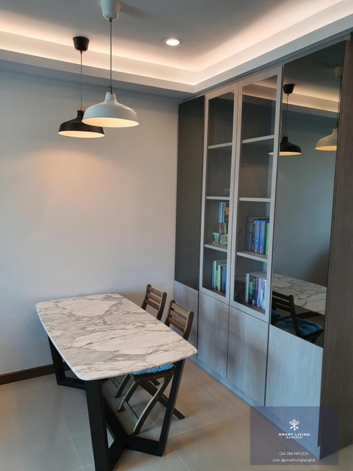 📢👇Reasonable and worth price for living or investing at Supalai Elite Phayathai , high-end condo located in great location next to Si Ayutthaya Road where connected to many important business roads, facing north side, the best location in the building no