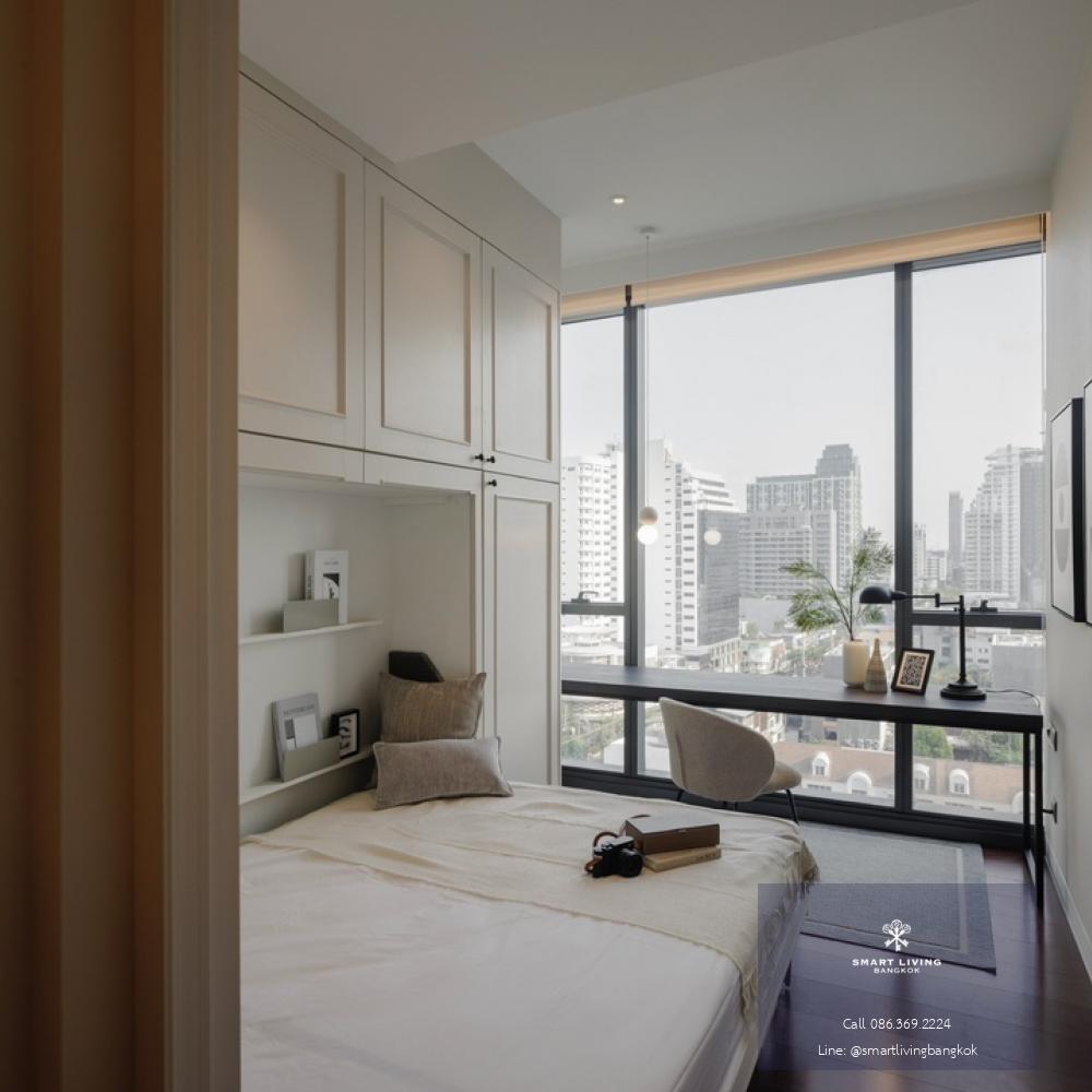 📢👇 Luxury brand new project in Thonglor where so many restaurants, coffee shops, supermarkets nearby , unblocked view, nice modern decor, rental price includes internet and common fee ready to move in