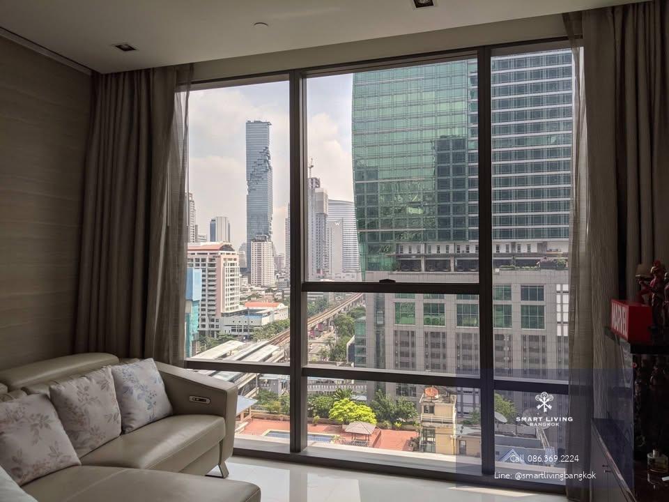 For sale luxury condo in Sathorn! 1 Bedroom fully furnished City view Near BTS Chong nonsi