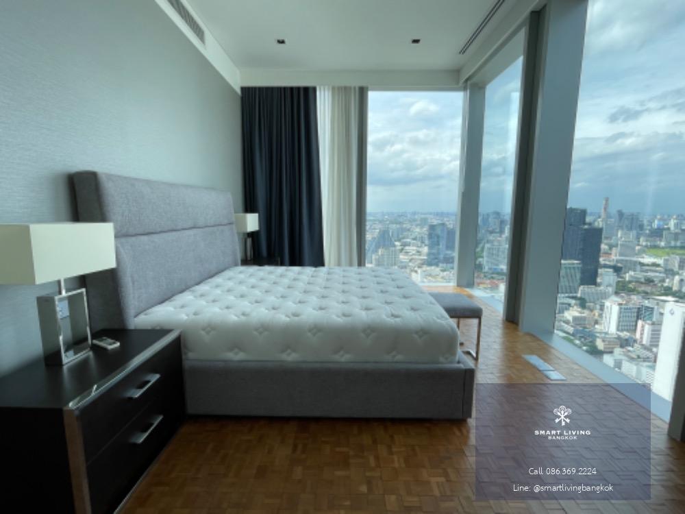 ให้เช่า THE RITZ CARLTON ,3 ห้องนอน , ตกแต่งหรูหรา ,ชั้นสูง ไม่บล็อกวิว ใกล้ BTS ช่องนนทรี