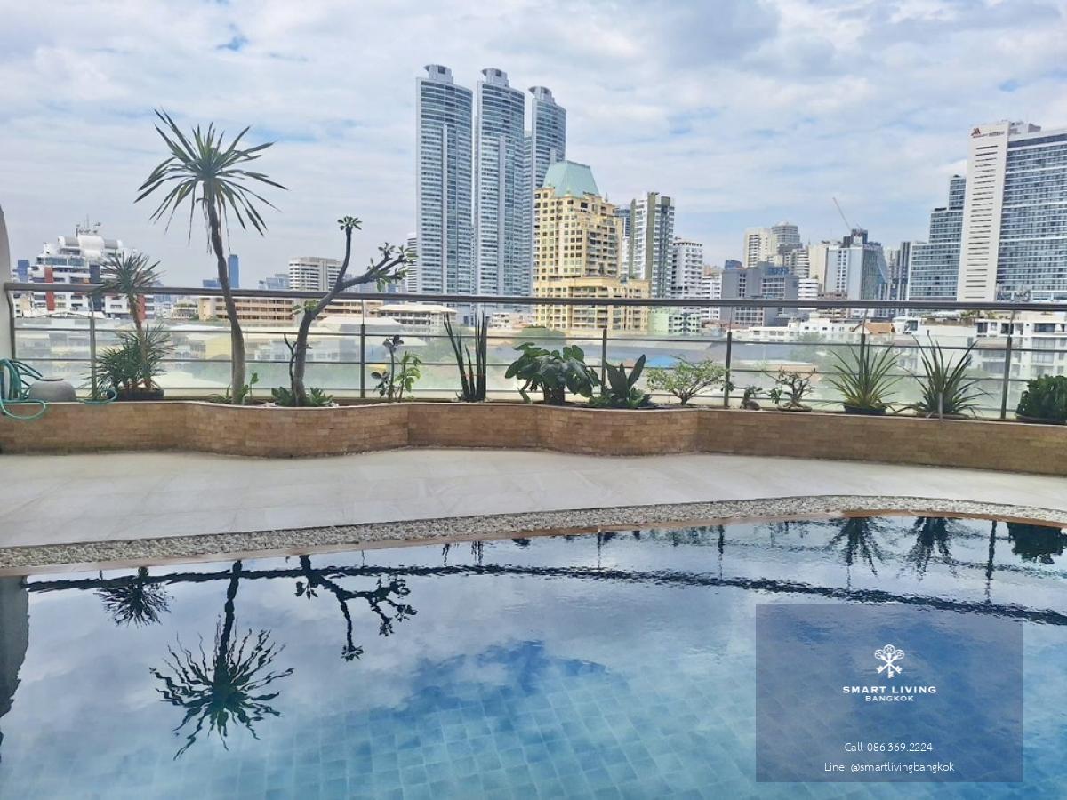 📢👇Living in luxury duplex unit with private pool and panoramic city view , walking distance to Emporium