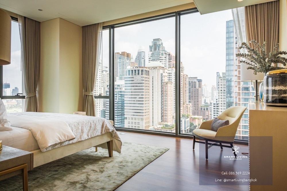 เช่า The Residence at Sindhorn Kempinski Hotel 3ห้องนอน modern style ชั้นสูงวิวสวย พร้อมเข้าอยู่