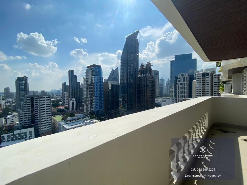 ✨Penthouse in heart of bangkok! 3+1 bedroom new decoration at all private garden and balcony City View nearly bts Phromphong