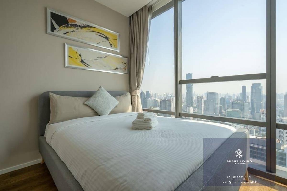 📢👇 The Bangkok Sathorn is one of good place, good location to live and invest in Sathorn , only few steps to BTS , private lift, fully furnished, nice decoration, unblocked city view, ready to move in