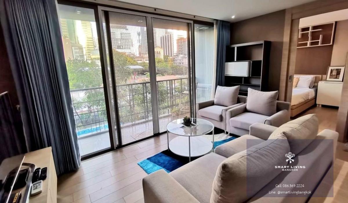 📢👇Special combine unit in low rise condo, fully furnished, unblocked view, good location as easily traveling in many routes : Soi Silom 3, Narathiwat 3, Sathorn 6-8, and Convent Alley.