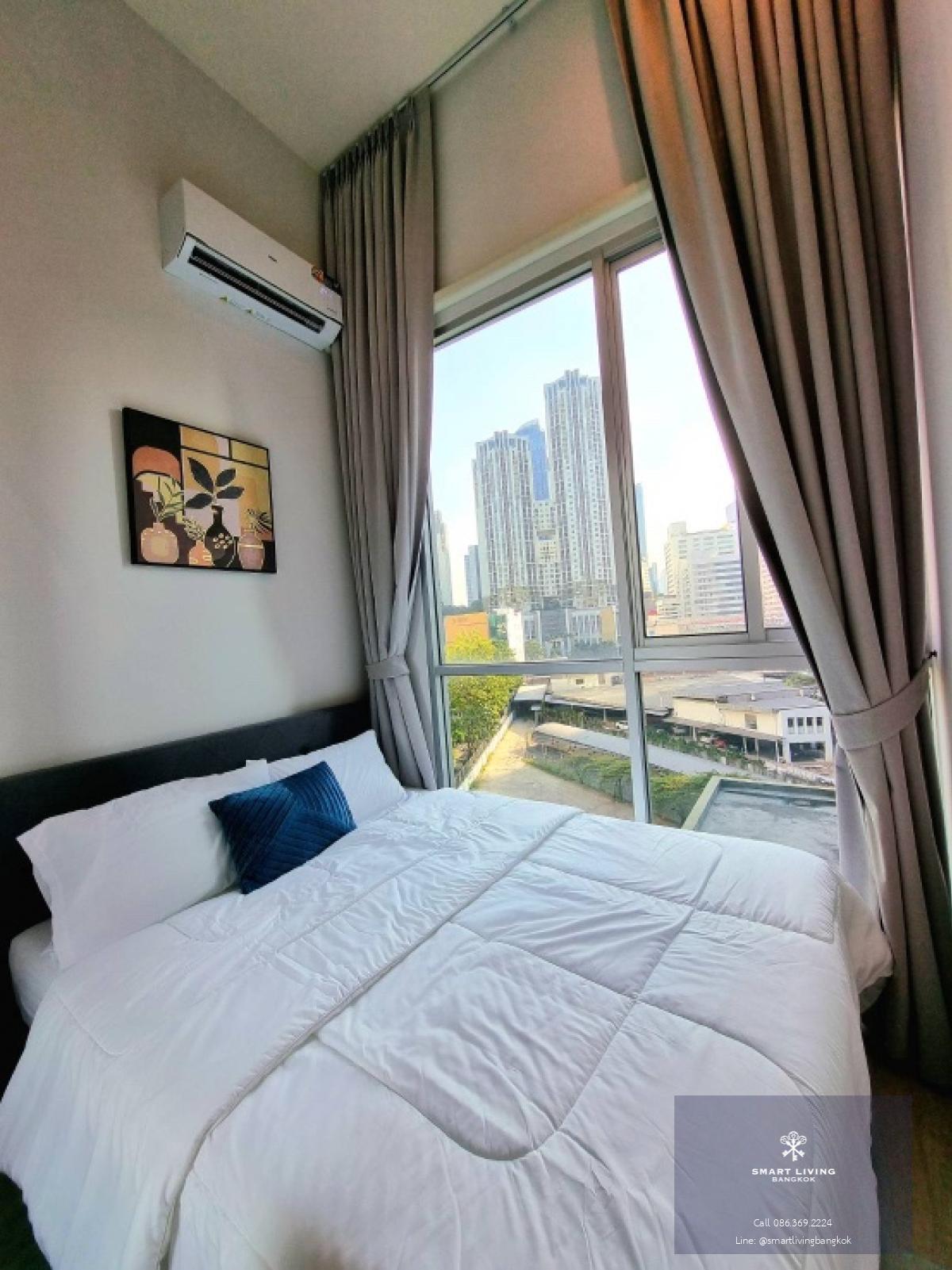 📢👇 Noble Revolve Ratchada 2 is one of the most wanted place for live or invest as located in good location and only 80 meters from MRT, nice decoration, unblocked view