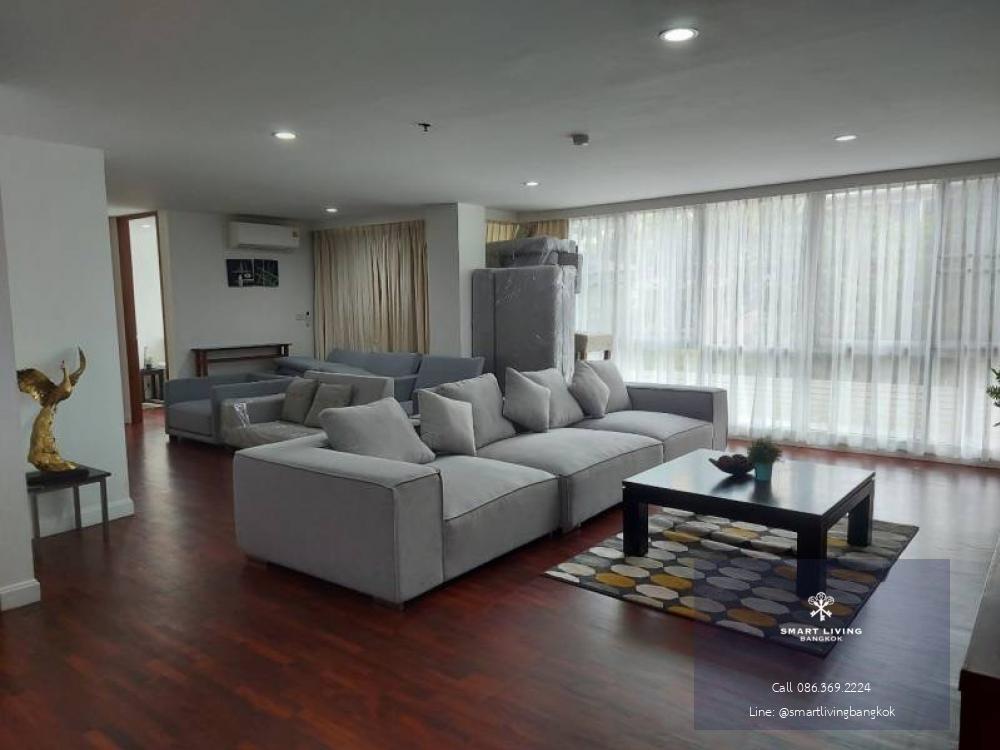 📢👇PETFRIENDLY in Sathorn, big size unit for 4 beds, fully furnished, big balcony, located in business area Sathorn, Silom, many restaurants and shopping centers, supermarkets#petfriendly