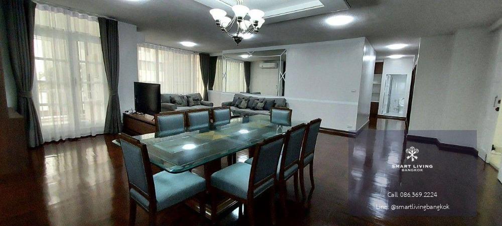 For Rent! 3 bedrooms 250 sq.m. , walk 5 mins to BTS Chitlom