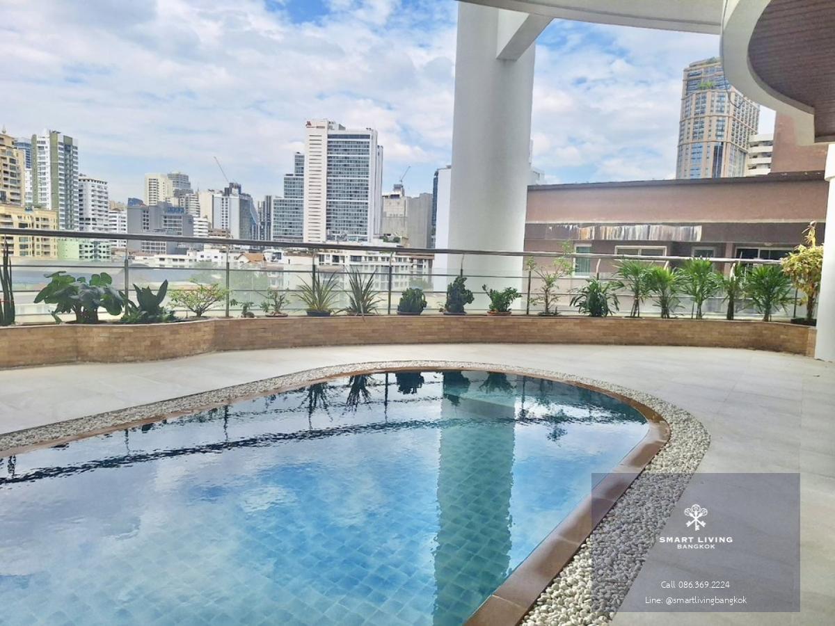 📢👇Living in luxury duplex unit with private pool and panoramic city view , walking distance to Emporium