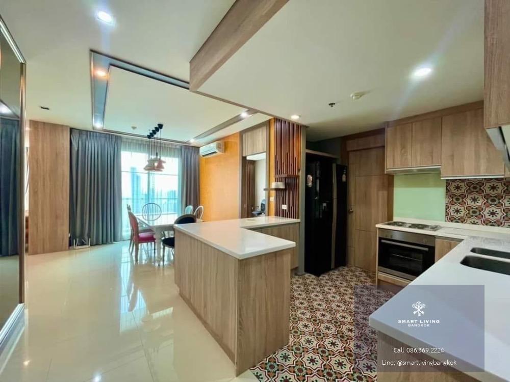 🔥 ขายด่วน Villa Asoke , 3 ห้องนอน ใกล้ MRT Petchaburi