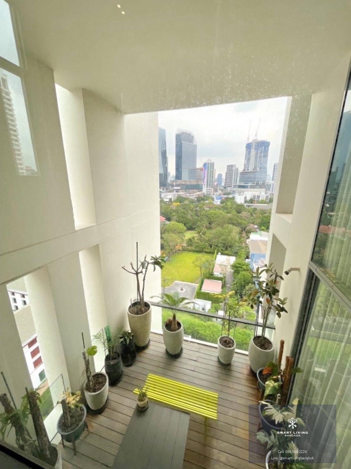 📢👇 Rare item  Luxury penthouse duplex, private lift, spacious living room , unblocked view, located in Sathorn, next to Sukhothai Hotel. There are three exits: one to Soi Suan Phlu , Soi Nanta(Sathon 1),  Sukhothai hotel ( south Sathon ), conceige serv