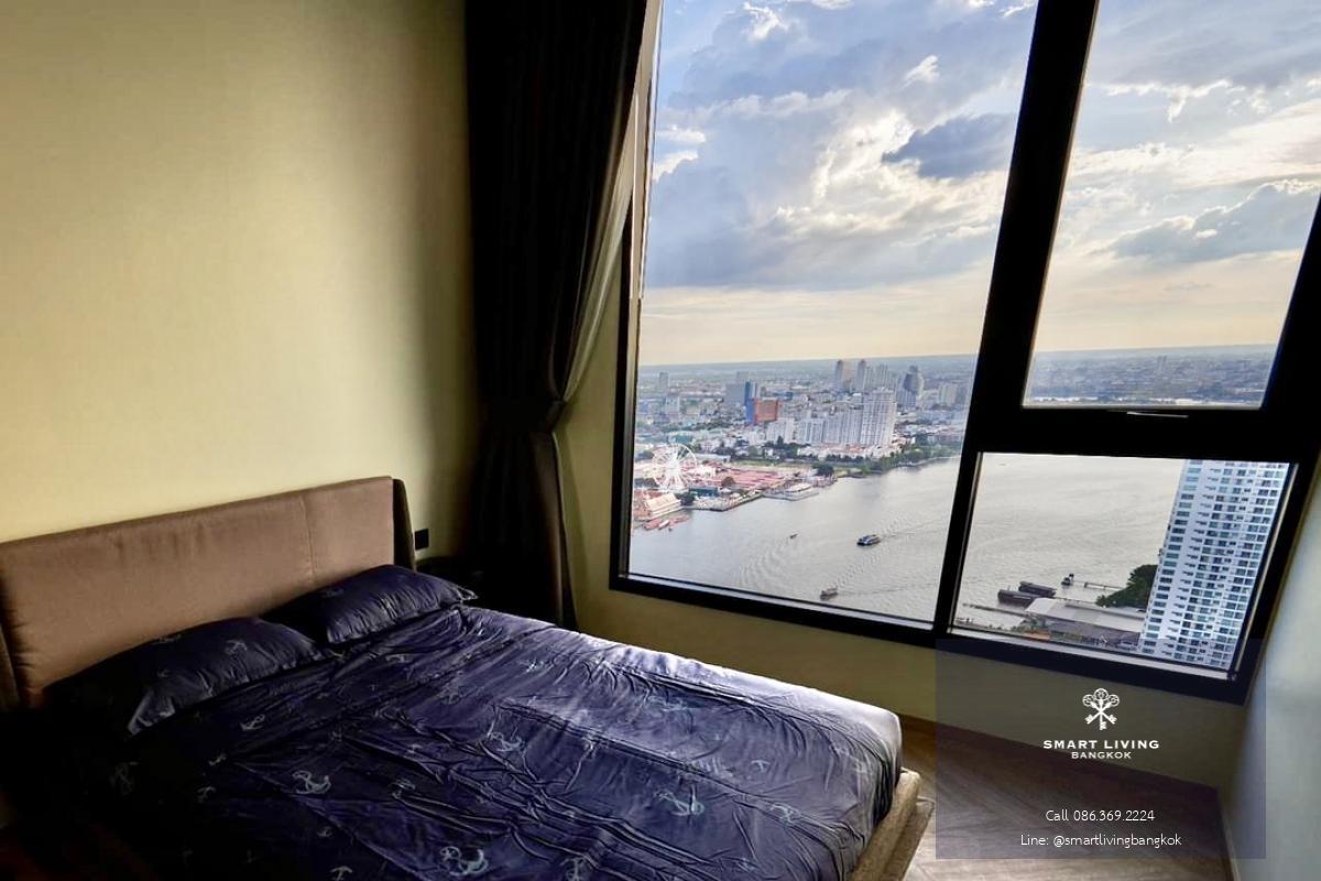 📢👇 River view at Chapter Charoennakhon–Riverside, near Icon Siam, fully furnished